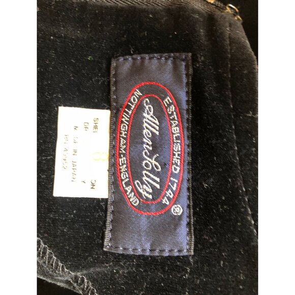 Black Velvet Dress, 80s Formal Dress, Goth Dress, 80s Prom Dress - Picture 9 of 9